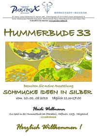 Plakat Heidi Wellmann Hummerbude 2013