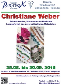 Plakat Christiane Weber Hummerbude PARADOX