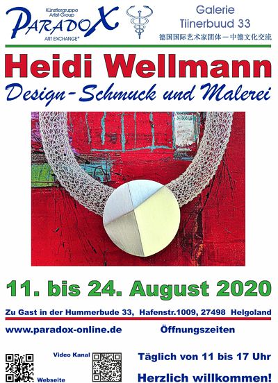 Plakat Heidi Wellmann Hummerbude 2020