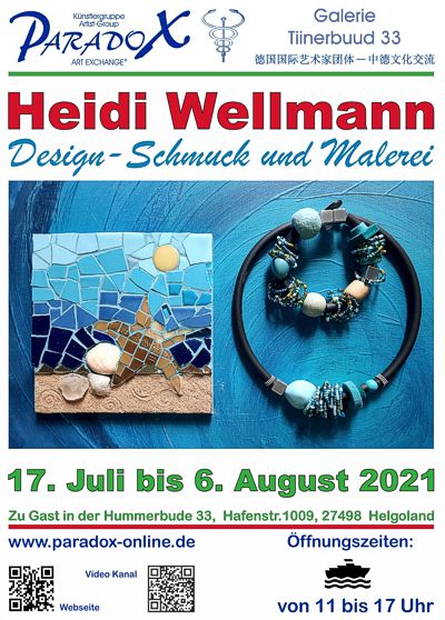 Plakat Heidi Wellmann Hummerbude PARADOX