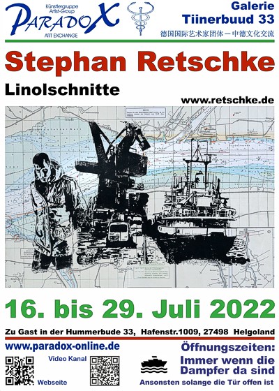 PARADOX Plakat Stephan Retschke Hummerbude Helgoland