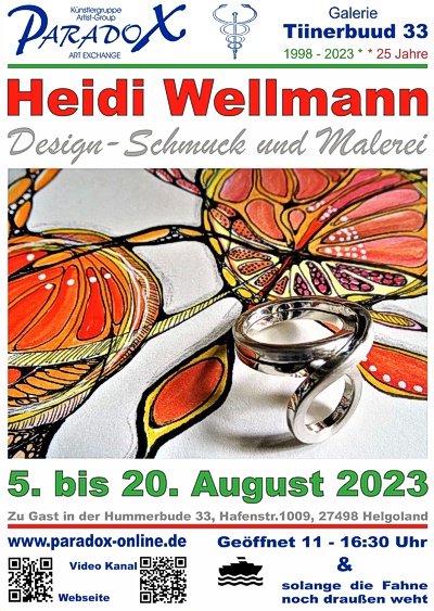 Plakat Heidi Wellmann Hummerbude PARADOX 2023