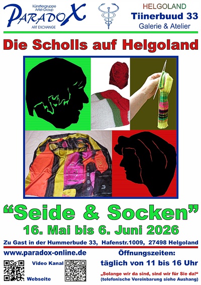 Hummerbude PARADOX Helgoland Plakat Die Scholls 2026