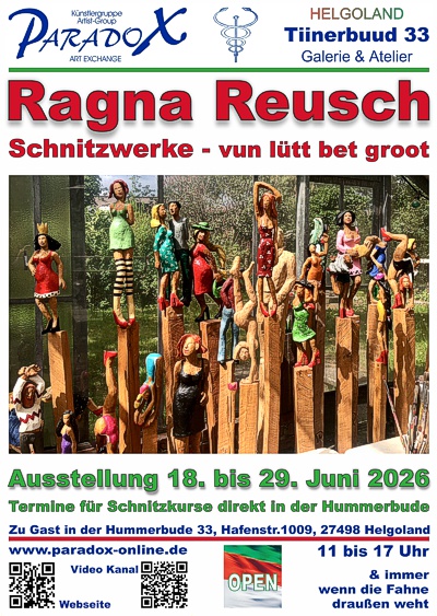 Hummerbude PARADOX Plakat Ragna Reusch 2026 Hummerbude PARADOX Plakat Ragna Reusch 2026