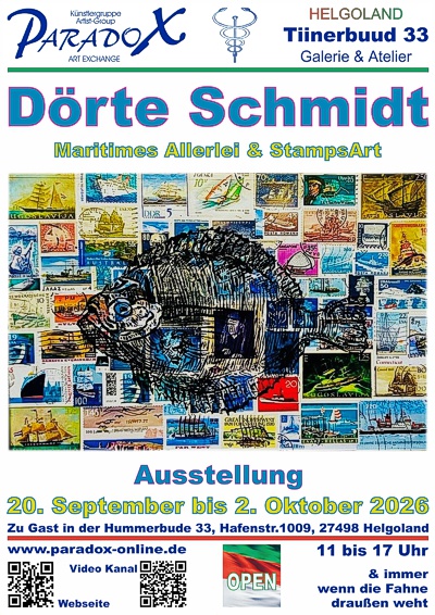 Hummerbude PARADOX Plakat Ausstellung Dörte Schmidt 2026